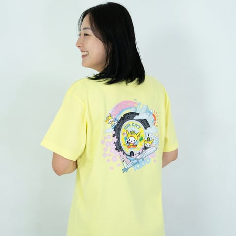 東京都大田区 マンホールTシャツ（はねぴょん）