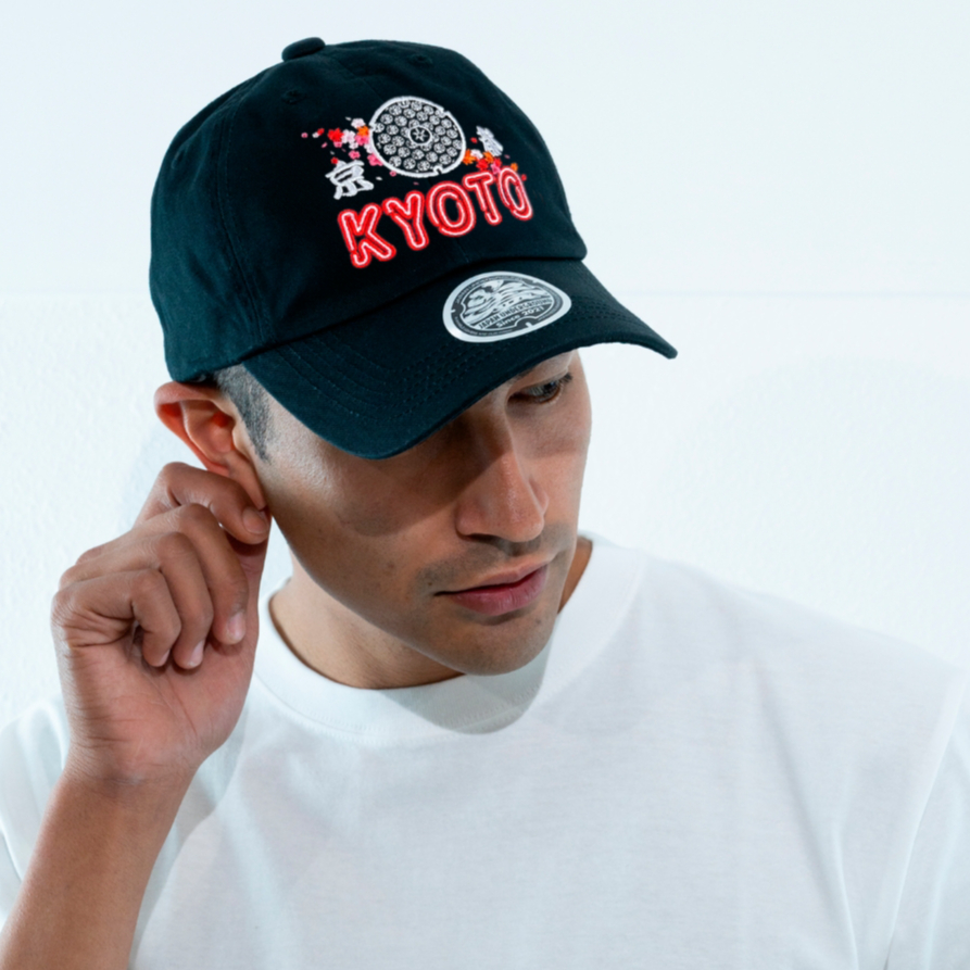 京都市 マンホール刺繍キャップ | JAPAN UNDERGROUND