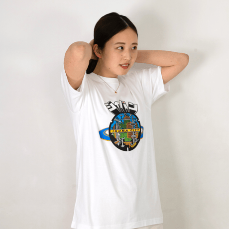 生駒市 マンホールTシャツ（未来都市）