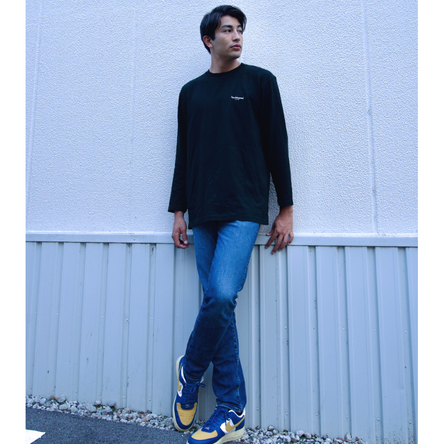 JSFバックプリント Tシャツ 青　XL JSFバックプリント Tシャツ 青 XL