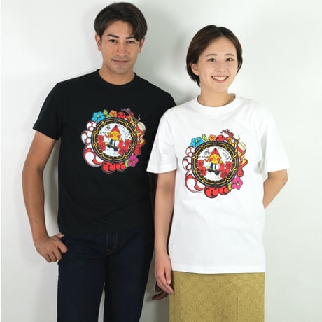 沖縄市 マンホールTシャツ（エイ坊）