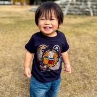 佐野市 マンホールTシャツ（火消しさのまる）キッズサイズ