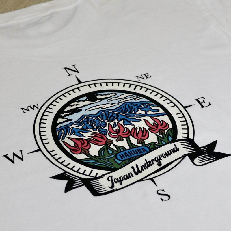バックプリント 白馬村 マンホールTシャツ | JAPAN UNDERGROUND