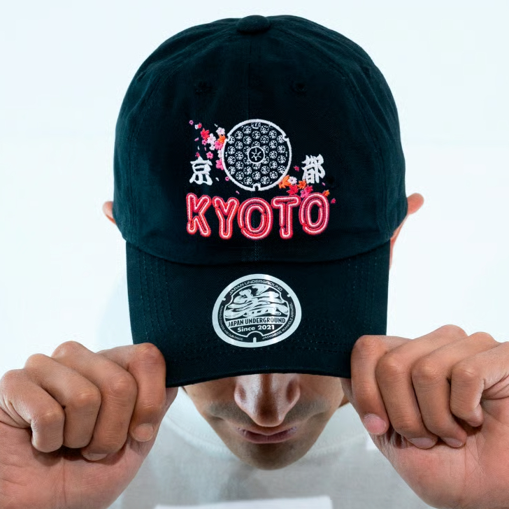京都市 マンホール刺繍キャップ | JAPAN UNDERGROUND