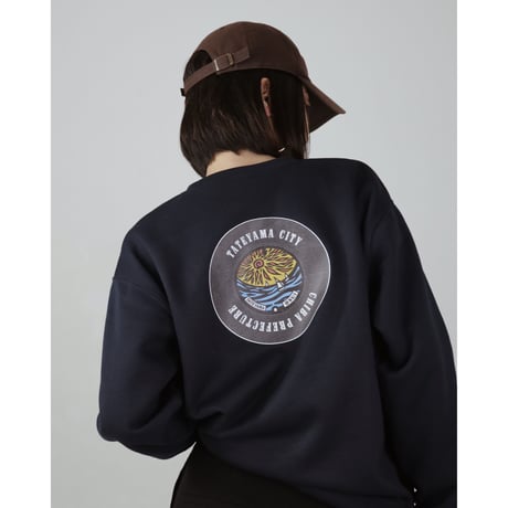 【数量限定】バックプリント 館山市 マンホールトレーナー（Sweatshirt）