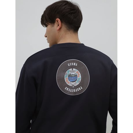 【数量限定】バックプリント 群馬県 マンホールトレーナー（Sweatshirt）