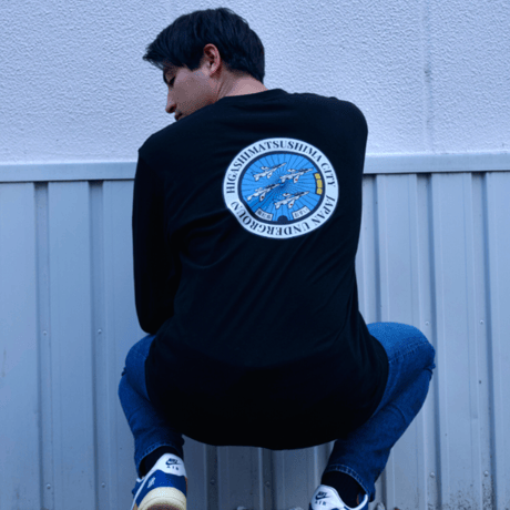 バックプリント 東松島市 ロングTシャツ