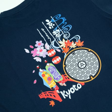 京都市 マンホールTシャツ（舞妓さん）