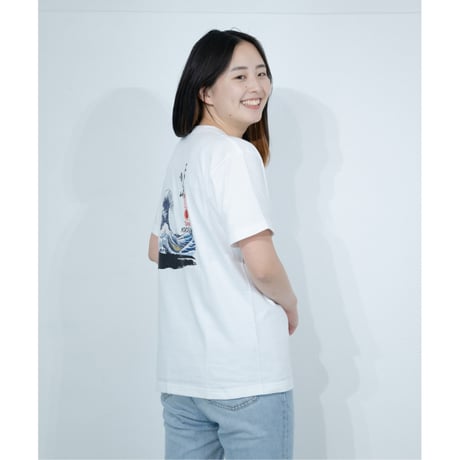 東京都墨田区 マンホールTシャツ（神奈川沖浪裏）