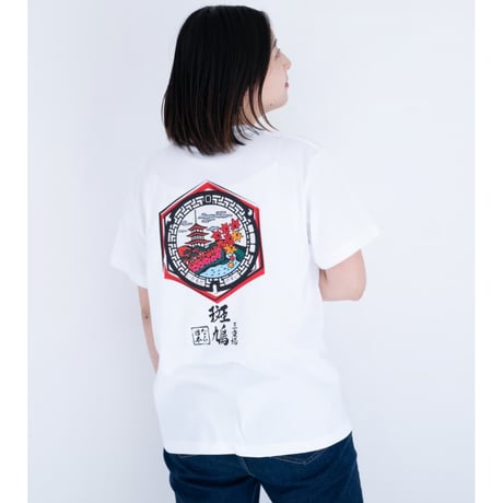斑鳩町 マンホールTシャツ（三重塔）
