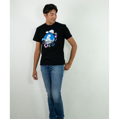 島根県 マンホールTシャツ（キララ多伎）
