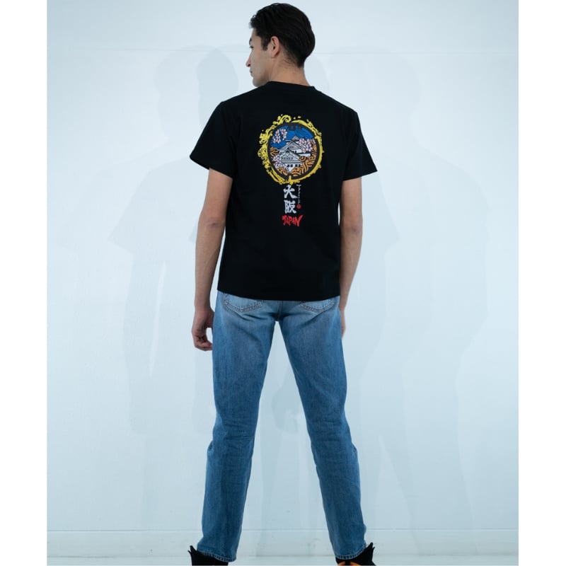 大阪市 マンホールTシャツ（ブラック） | JAPAN UNDERGROUND
