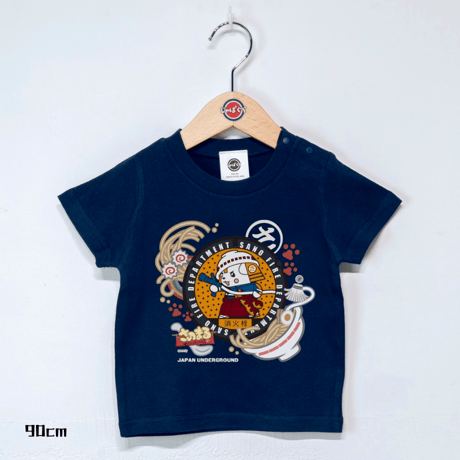 佐野市 マンホールTシャツ（火消しさのまる）キッズサイズ