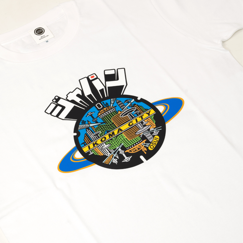 生駒市 マンホールTシャツ(未来都市) | JAPAN UNDERGROUND 生駒市 マンホールTシャツ(未来都市) | JAPAN UNDERGROUND
