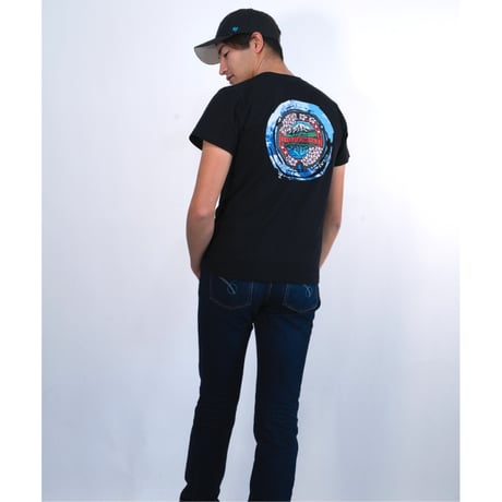 富士宮市 マンホールTシャツ（波）