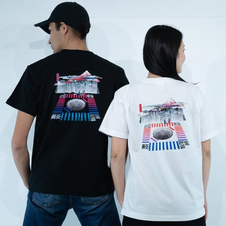 東京都 マンホールTシャツ（渋谷ブラック）