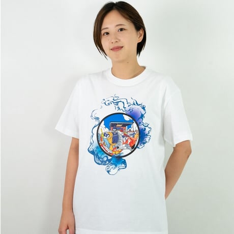 島根県 マンホールTシャツ（石見神楽）
