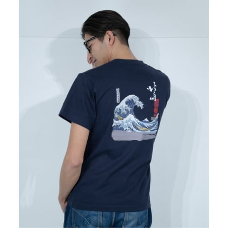 東京都墨田区 マンホールTシャツ（神奈川沖浪裏）
