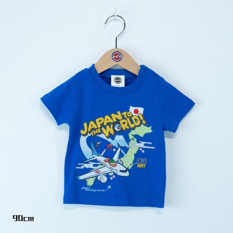成田空港 マンホールTシャツ（クウタン） キッズサイズ