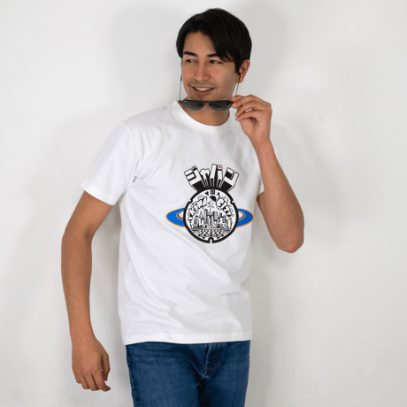 生駒市 マンホールTシャツ（ポップ）