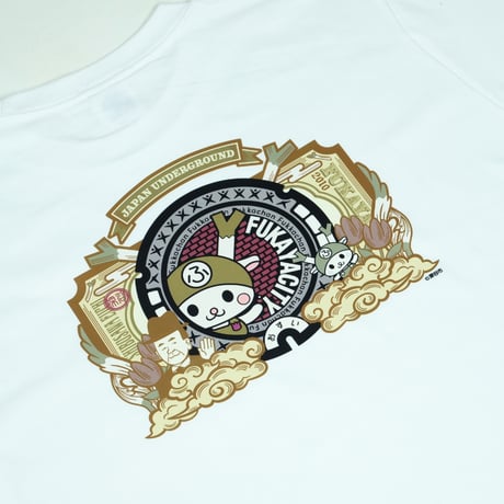 深谷市 マンホールTシャツ（ふっかちゃん）