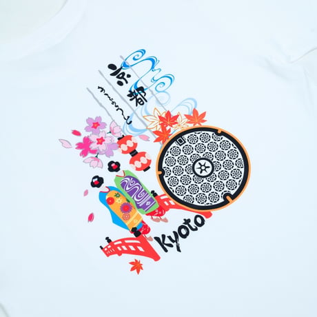 京都市 マンホールTシャツ（舞妓さん）