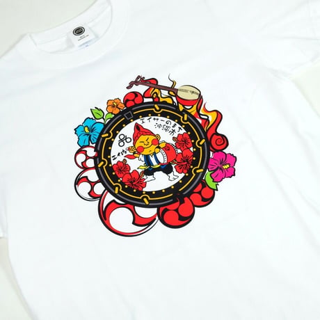 沖縄市 マンホールTシャツ（エイ坊）