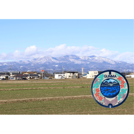 バックプリント 群馬県 マンホールTシャツ