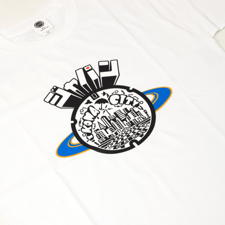 生駒市 マンホールTシャツ（ポップ）