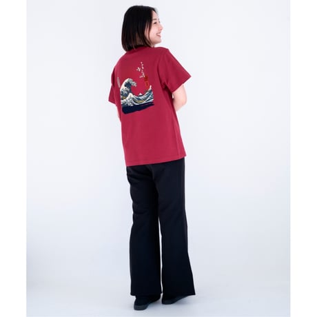 東京都墨田区 マンホールTシャツ（神奈川沖浪裏）