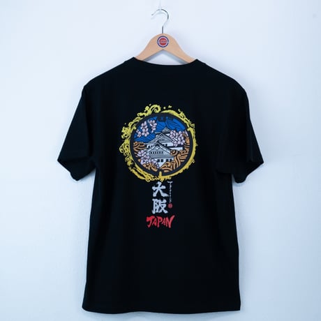 大阪市 マンホールTシャツ（ブラック）