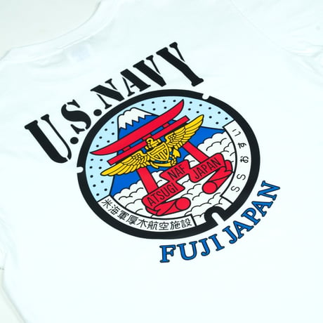 海上自衛隊×アメリカ海軍『厚木基地』マンホールTシャツ