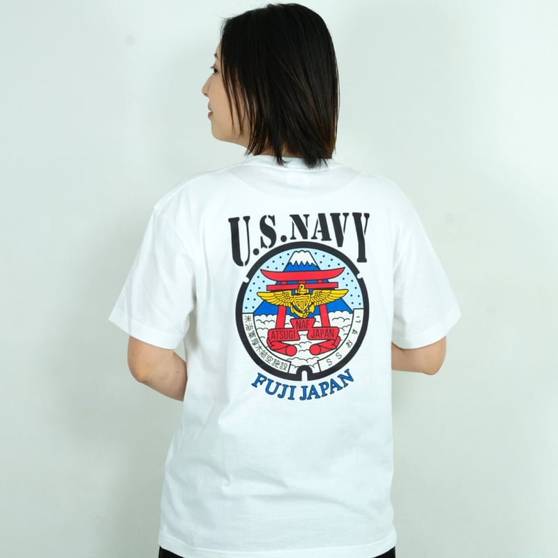 海上自衛隊×アメリカ海軍『厚木基地』マンホールTシャツ | JAPAN