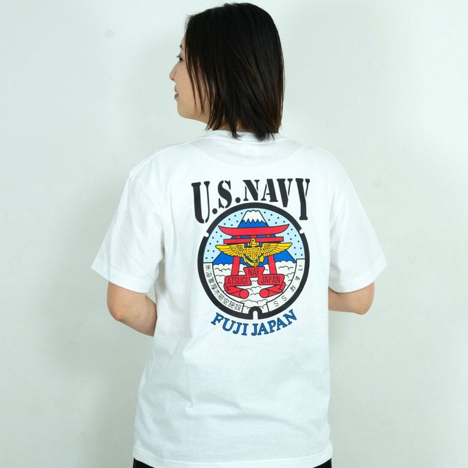 海上自衛隊×アメリカ海軍『厚木基地』マンホールTシャツ | JAPAN 