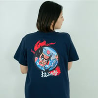 青森市 マンホールTシャツ（武者）