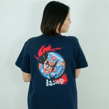 青森市 マンホールTシャツ（武者）