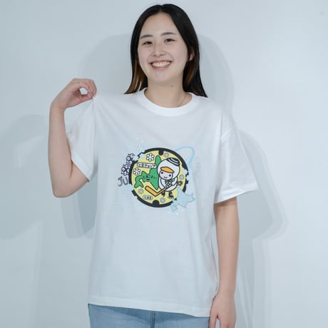 苫小牧市 マンホールTシャツ（とまチョップ）