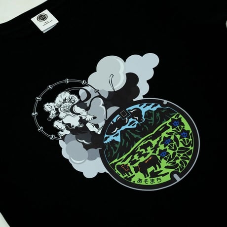 阿蘇市 マンホールTシャツ