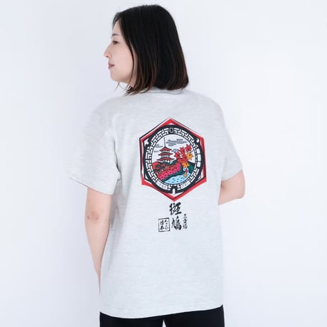 斑鳩町 マンホールTシャツ（三重塔）