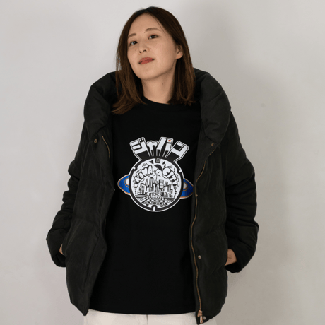 生駒市 マンホールTシャツ（ポップ）