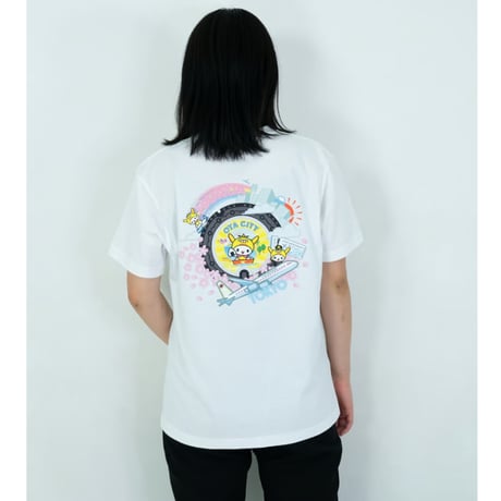 東京都大田区 マンホールTシャツ（はねぴょん）