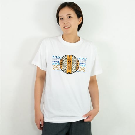 那覇市 マンホールTシャツ（ミンサー）