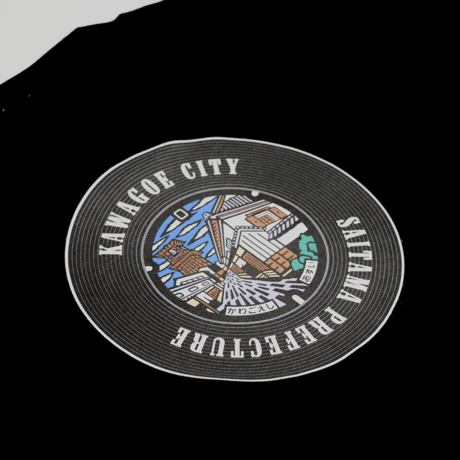 バックプリント 川越市 マンホールTシャツ