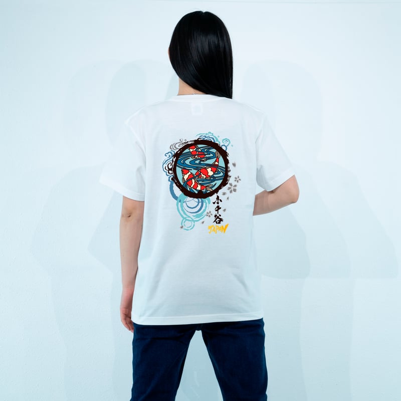 小千谷市 マンホールTシャツ（錦鯉） | JAPAN UNDERGROUND