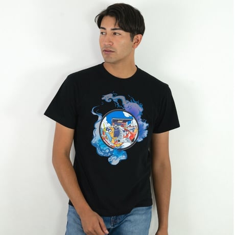 島根県 マンホールTシャツ（石見神楽）