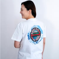 富士宮市 マンホールTシャツ（波）