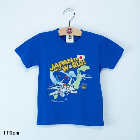 成田空港 マンホールTシャツ（クウタン） キッズサイズ