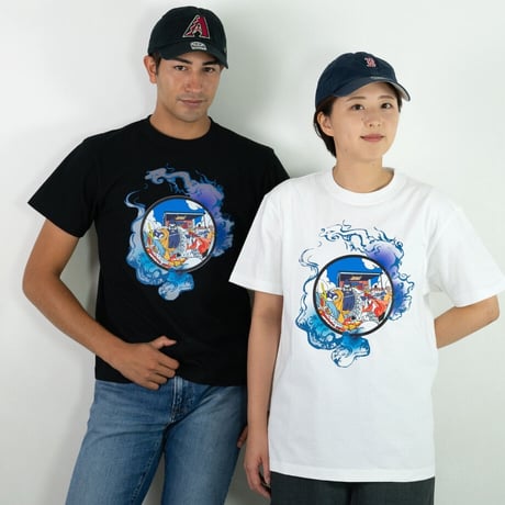 島根県 マンホールTシャツ（石見神楽）