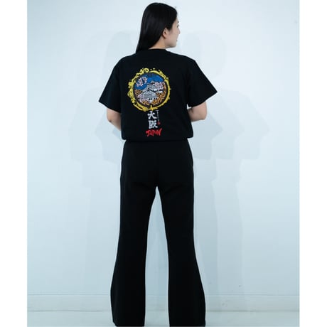 大阪市 マンホールTシャツ（ブラック）
