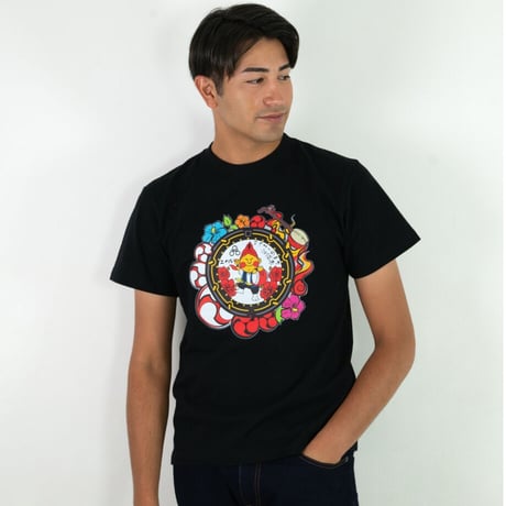 沖縄市 マンホールTシャツ（エイ坊）